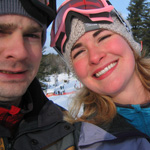 Skiing at Pine Mountain, December 2009